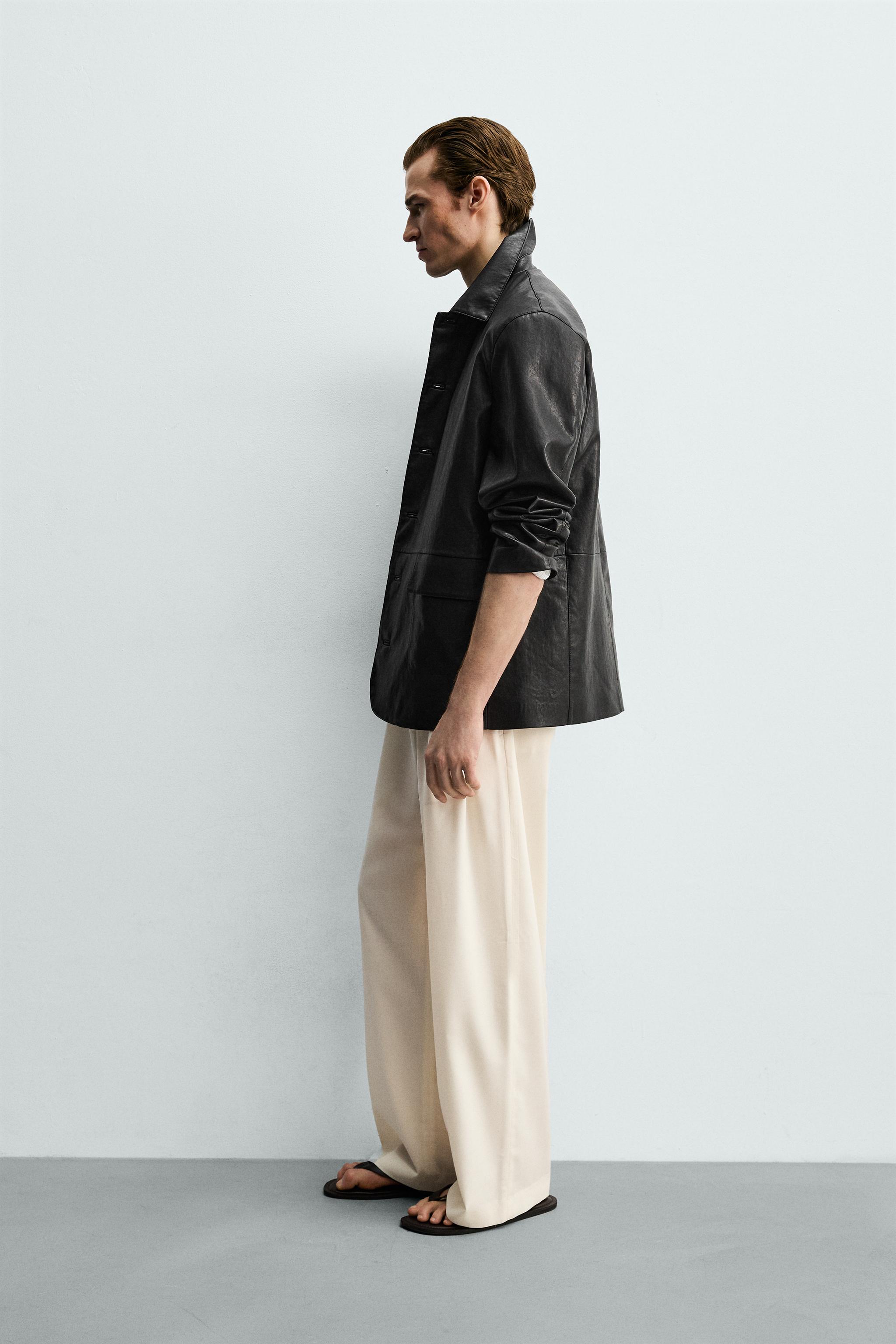 SURCHEMISE RELAXED FIT MATIÈRE SYNTHÉTIQUE